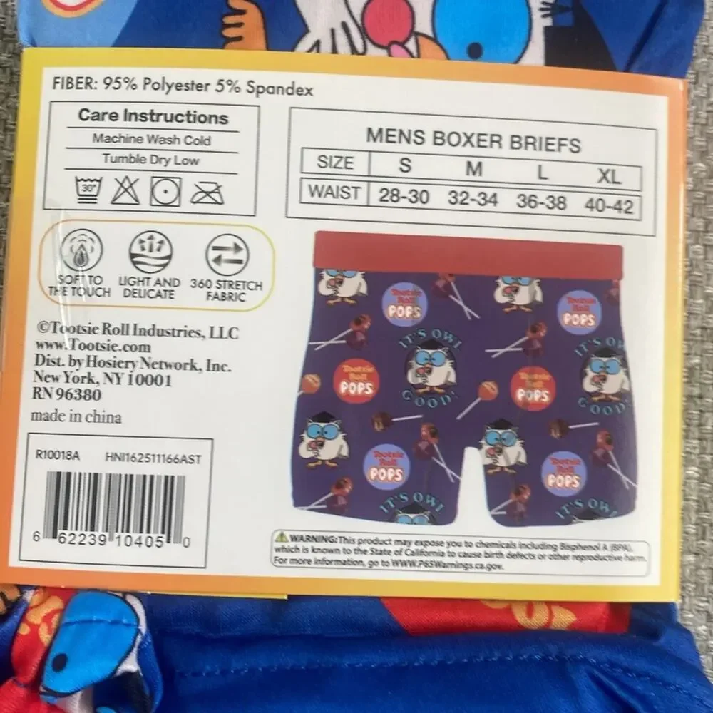 Tootsie Roll Pops men’s boxer briefs